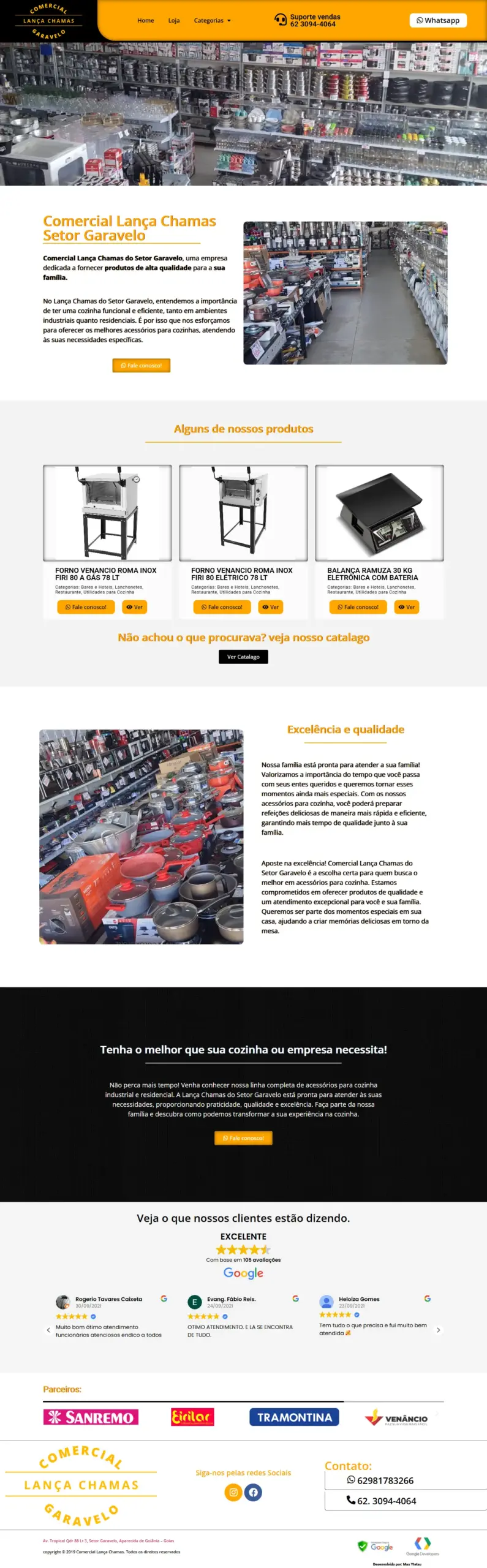Comercial Lança Chamas Setor Garavelo
