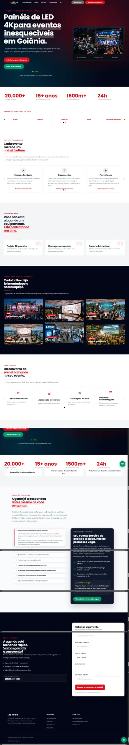 Led Midia – Locação de paineis de Led em Goiânia e Região